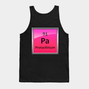 Protactinium Periodic Table Element Symbol Tank Top